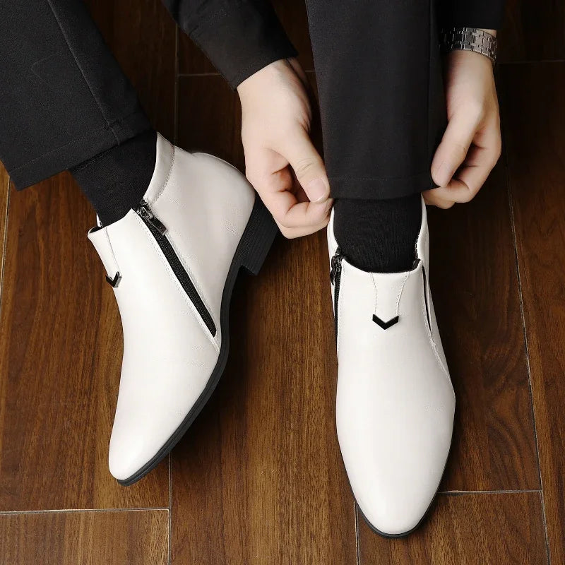 Beckett Botas de piel con cremallera