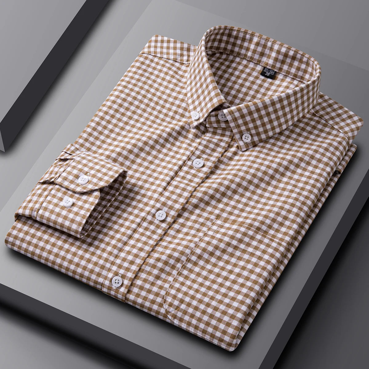 Elegante camisa de algodón