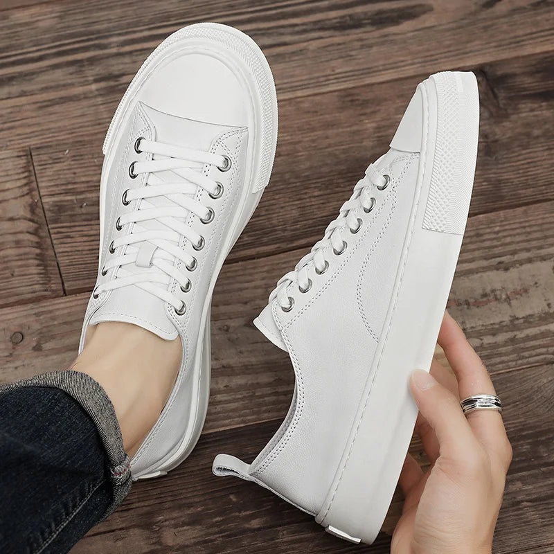 Elegantes zapatos de piel