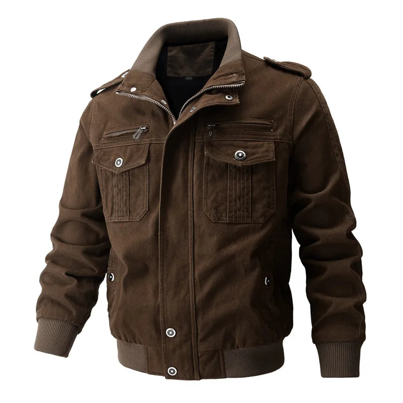 Chaqueta multibolsillos de alta calidad