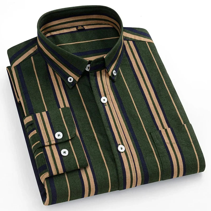 Camisa Oxford de algodón