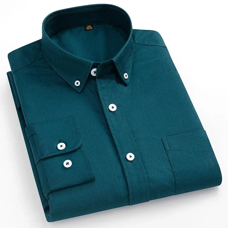 Camisa Oxford de algodón