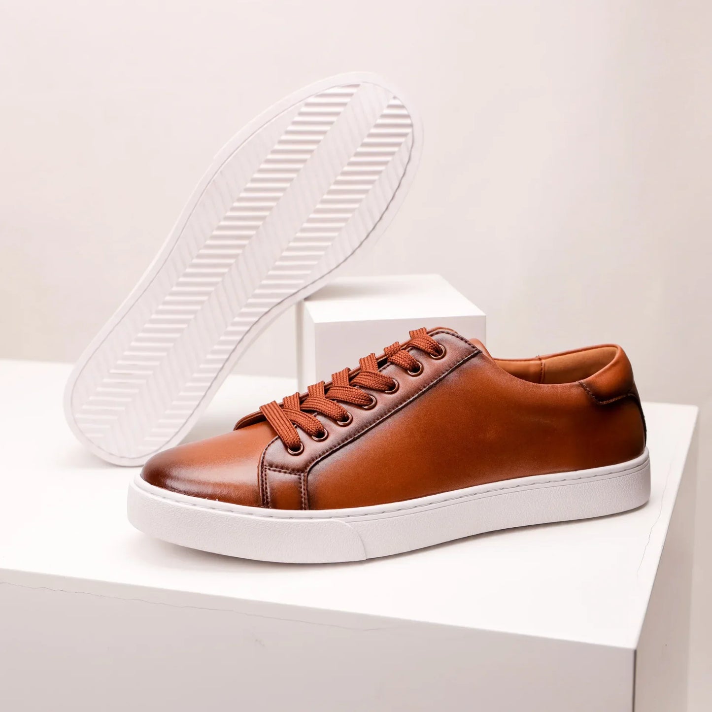 Zapatillas de piel auténtica