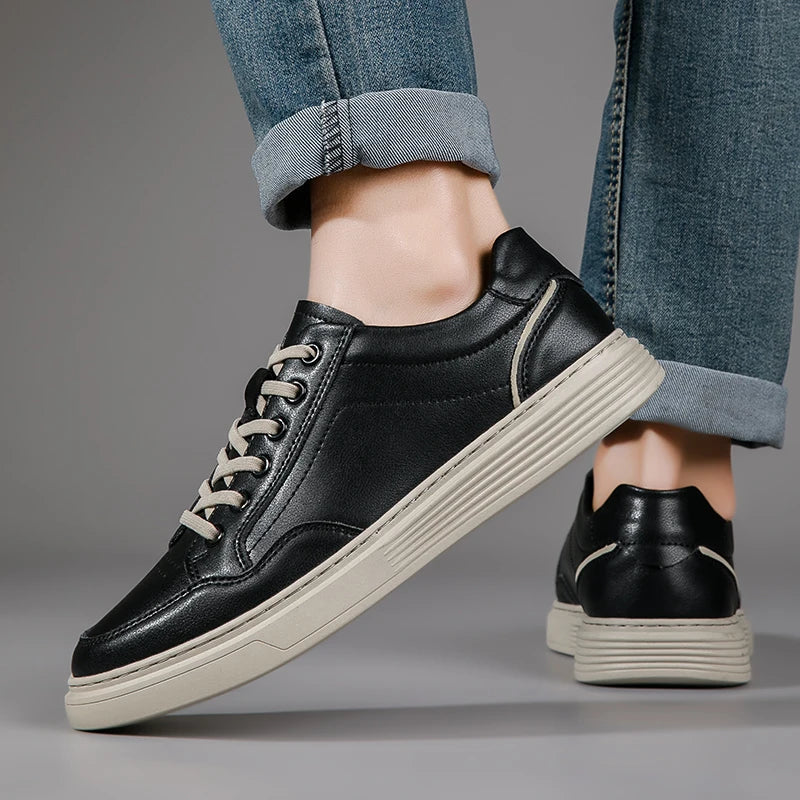 Elegantes zapatos de piel