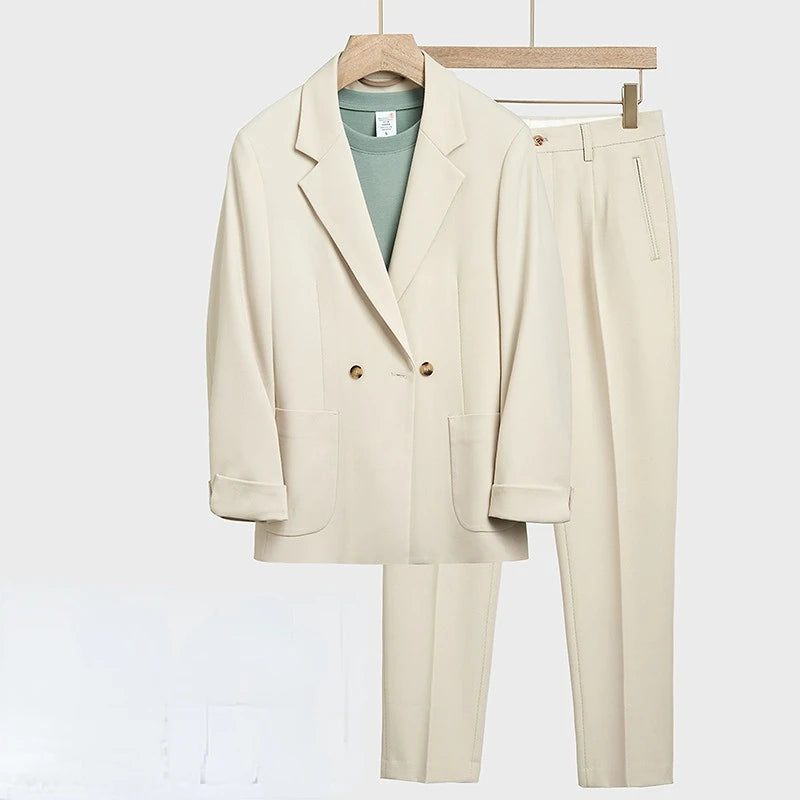 Elegante conjunto holgado para hombre