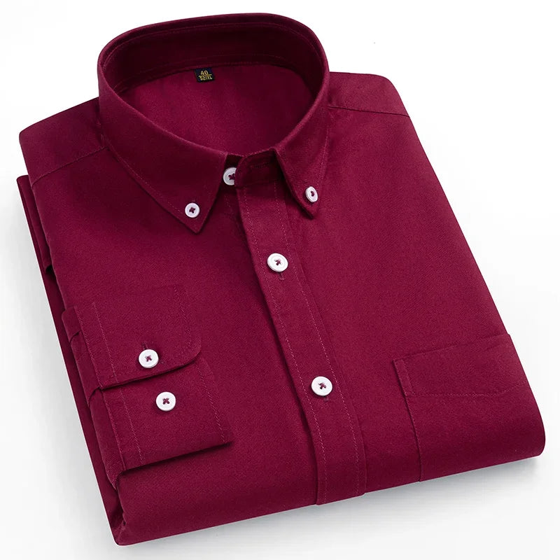 Camisa Oxford de algodón