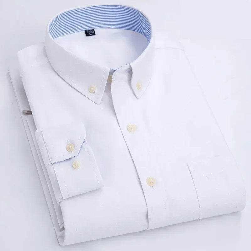 Camisa de algodón de manga larga