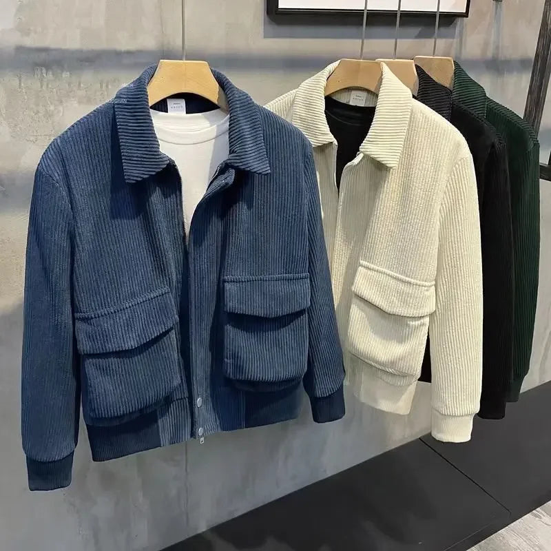 Elegante chaqueta de pana