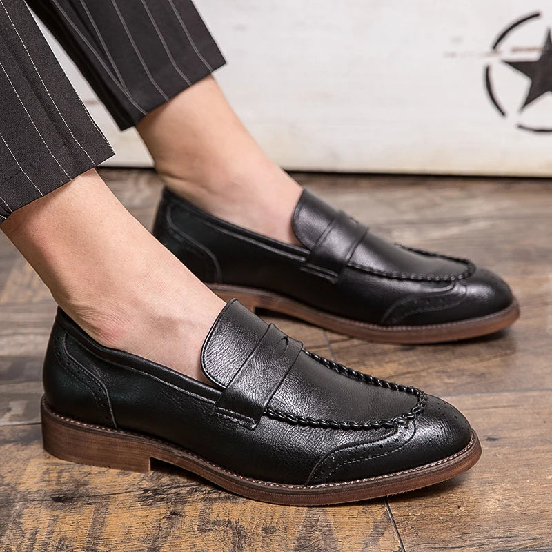 Mocasines de piel Chic