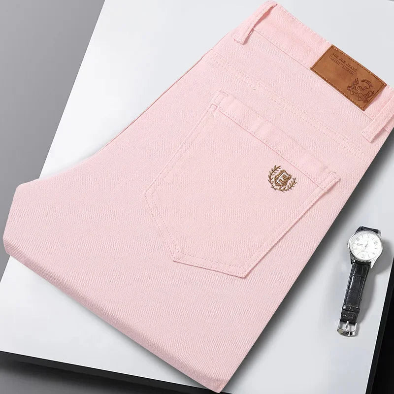 Elegantes vaqueros elásticos de denim