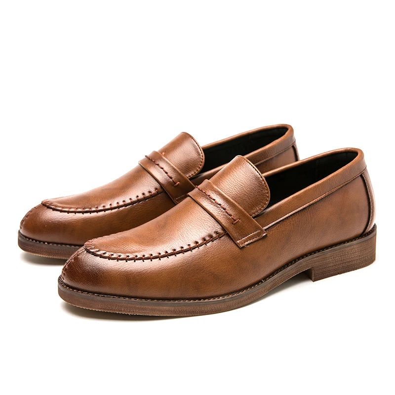 Mocasines de piel