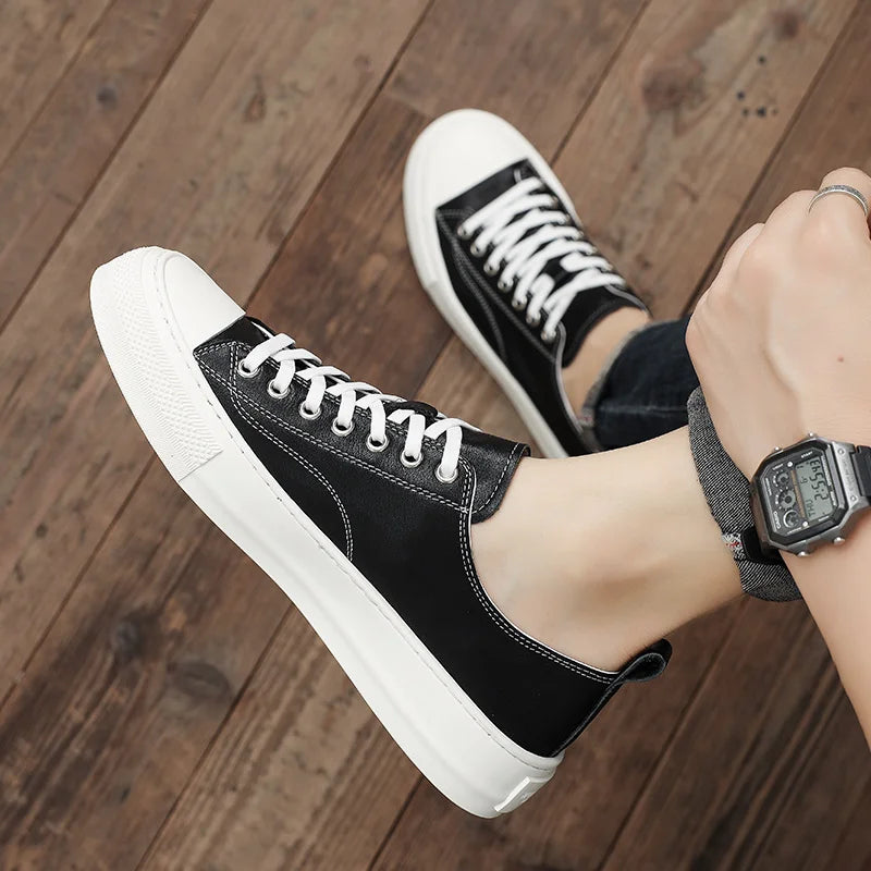 Elegantes zapatos de piel