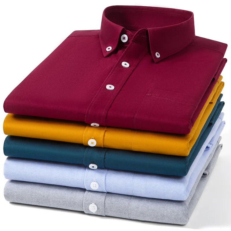Camisa Oxford de algodón