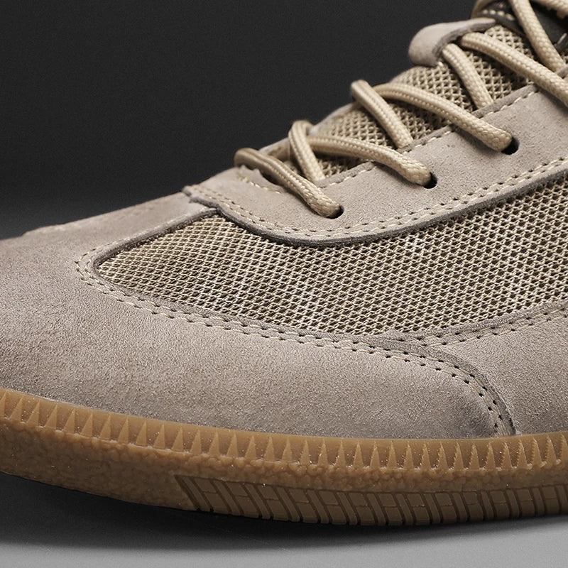 Zapatillas casual de piel
