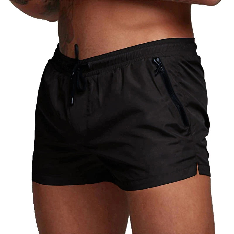 Shorts de baño con bolsillos con cremallera