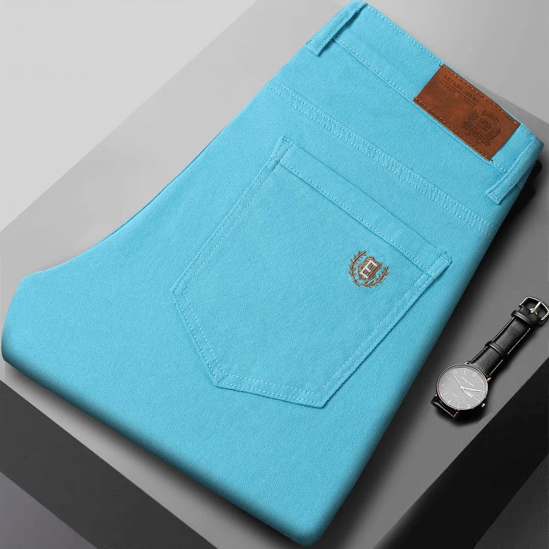 Elegantes vaqueros elásticos de denim