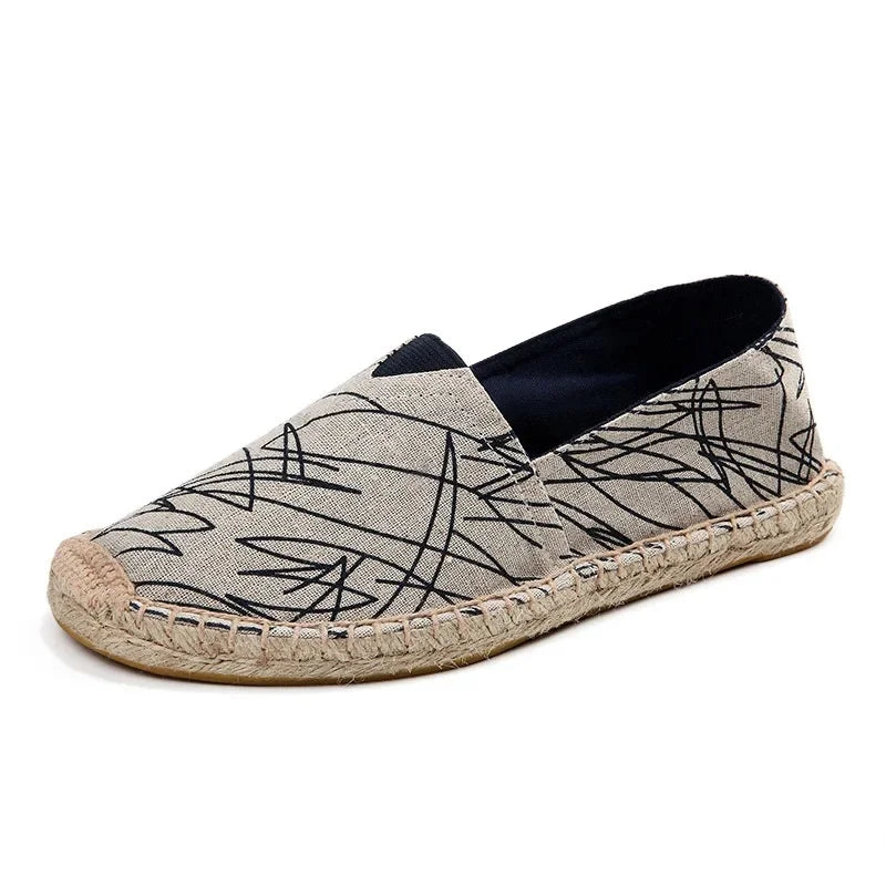 Elegantes alpargatas de lona