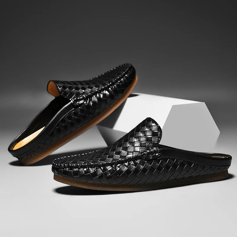 Elegantes sandalias de piel