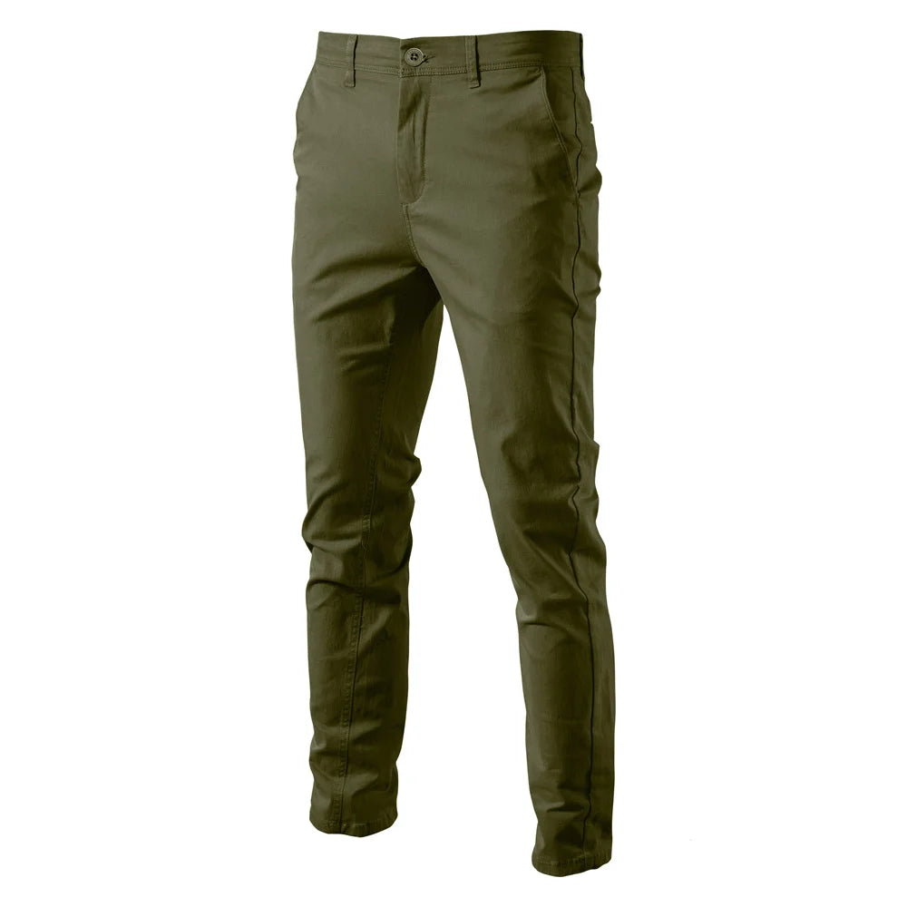 Pantalones informales de algodón