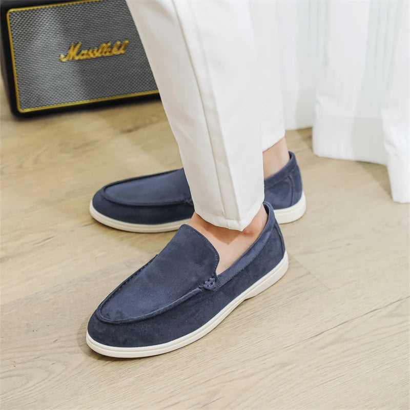 Mocasines casuales de ante