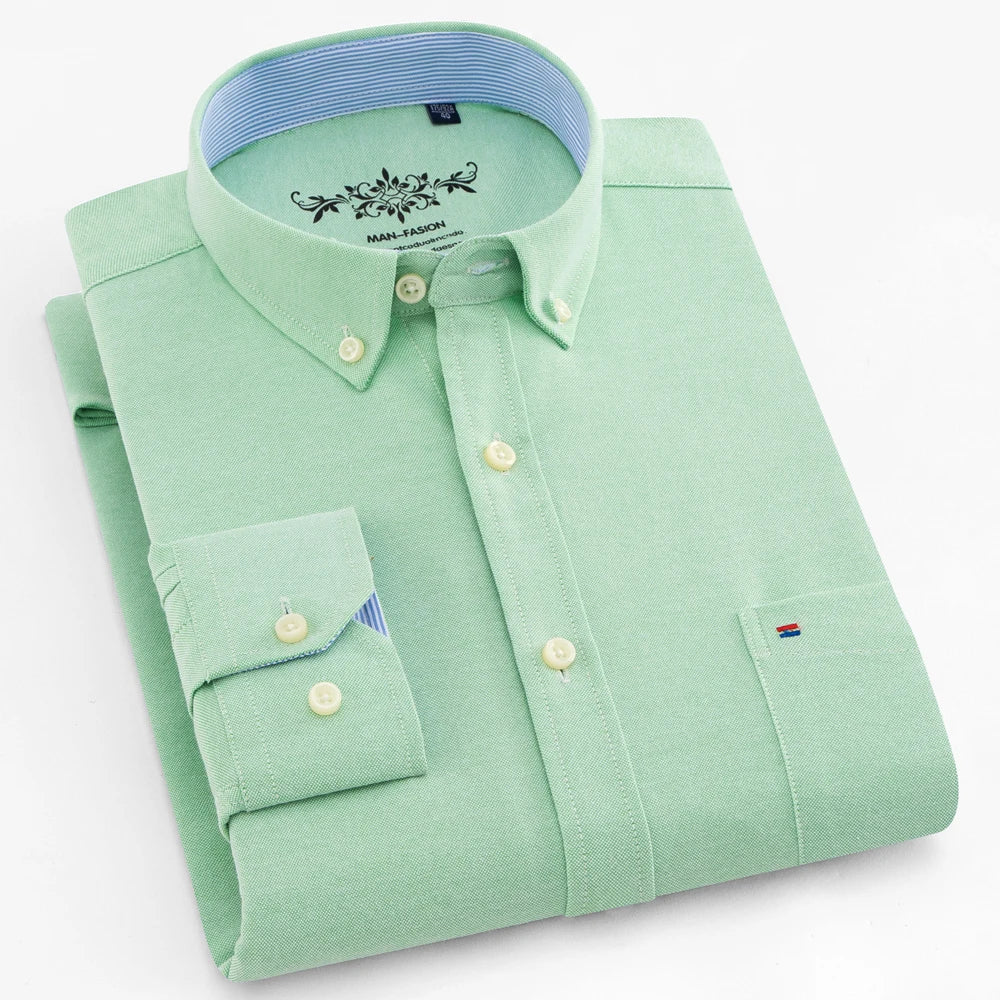 Elegante camisa de algodón