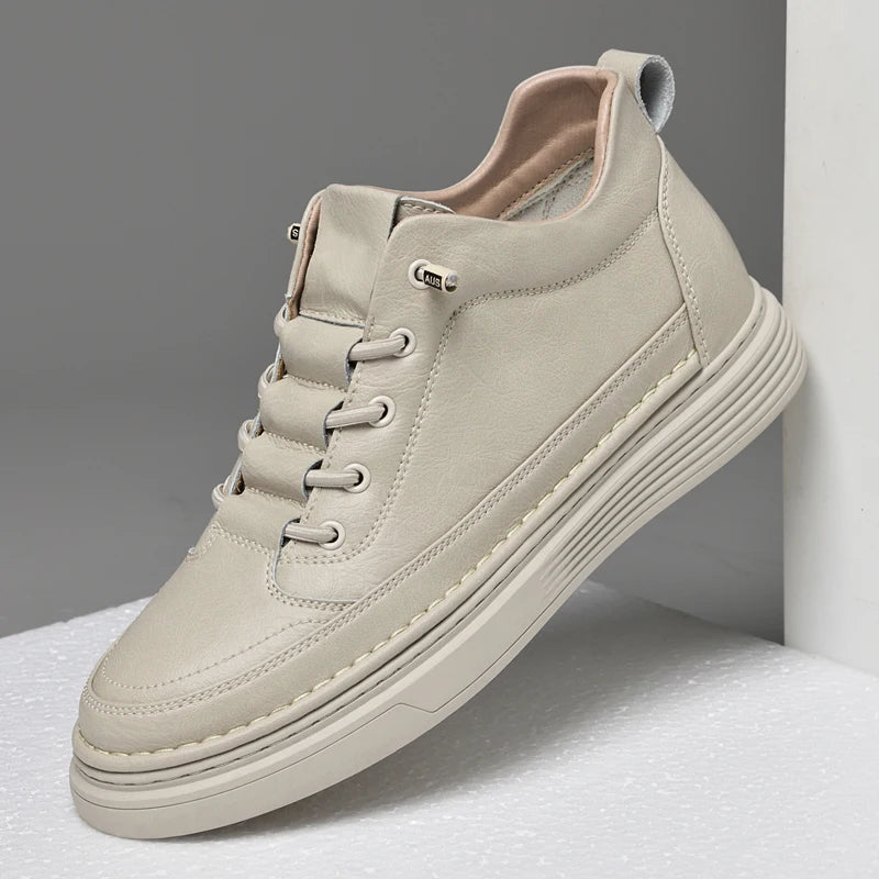 Zapatos Oxford elegantes de cuero alto