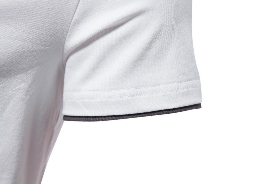 Elegante camisa con cuello en V