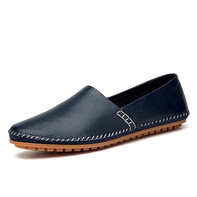 Mocasines de piel clara