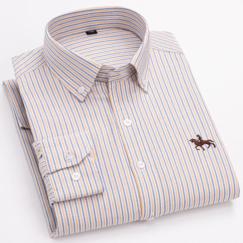 Elegante camisa de algodón