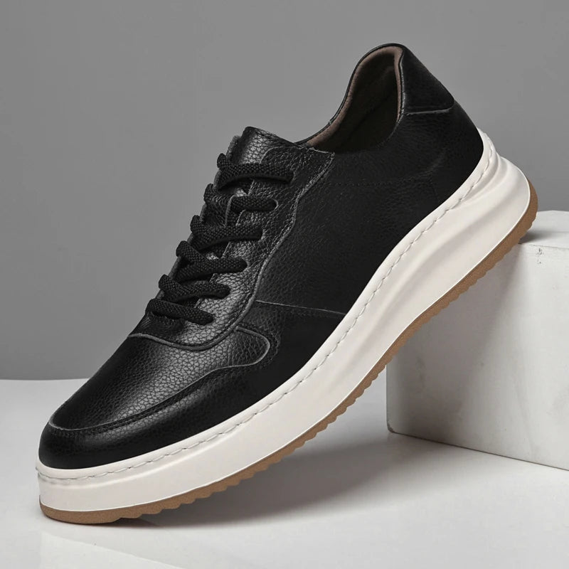 Cómodos zapatos de piel