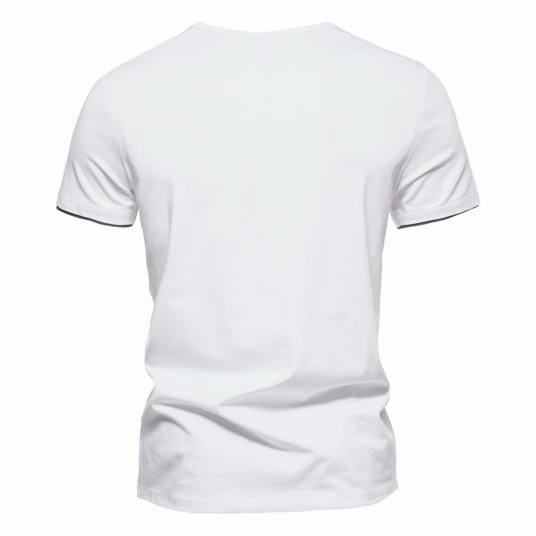 Elegante camisa con cuello en V