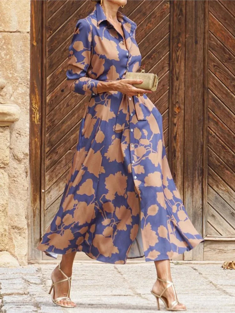 Vestido largo de primavera