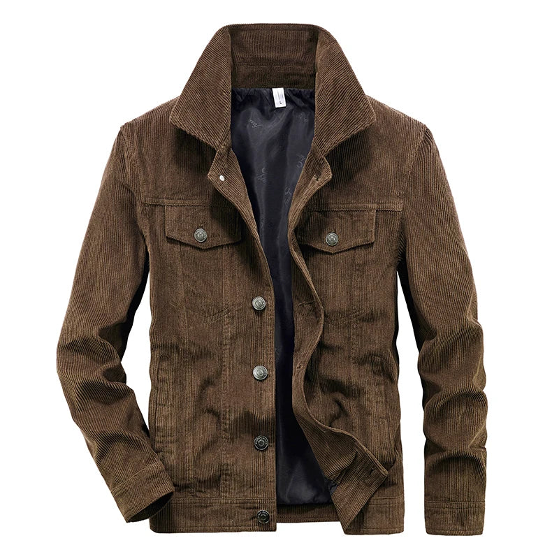 Chaqueta vintage de algodón para hombre