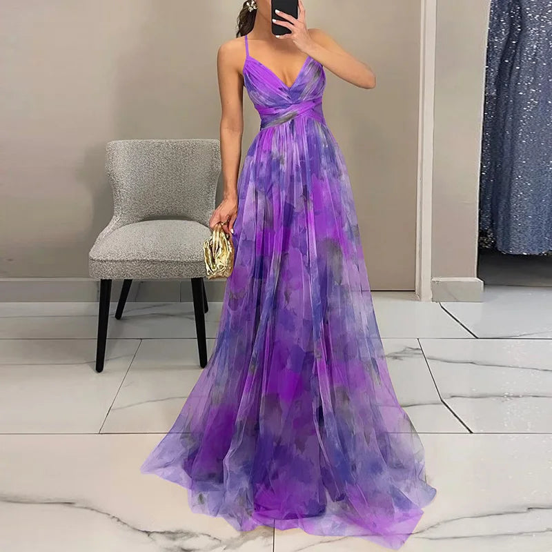 Elegante vestido largo