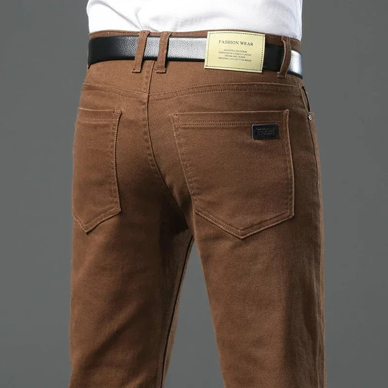 Elegantes vaqueros de algodón
