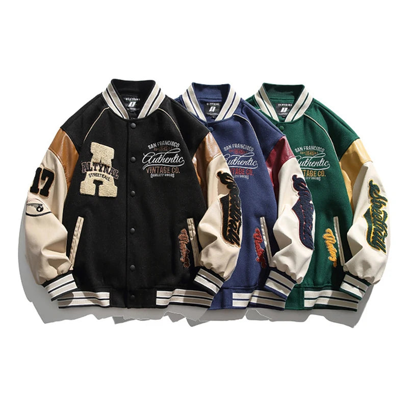 Chaqueta de béisbol para hombre