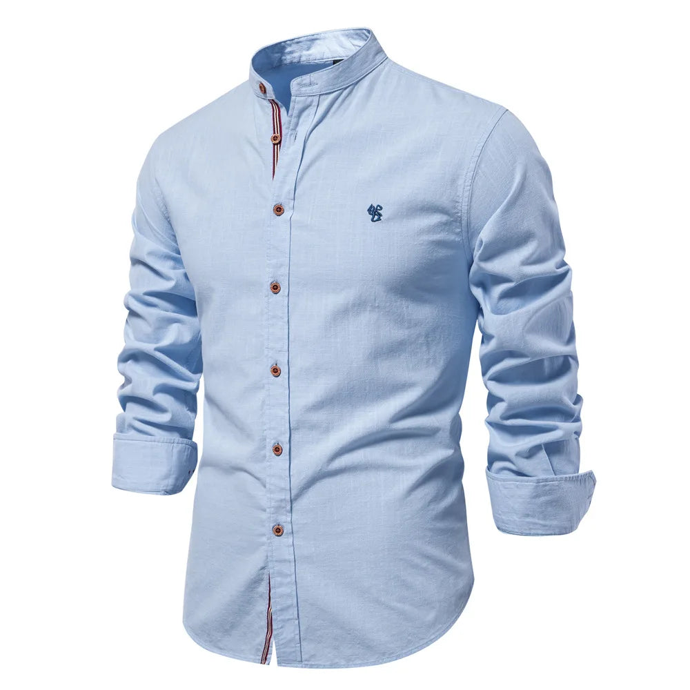 Elegante camisa de lino