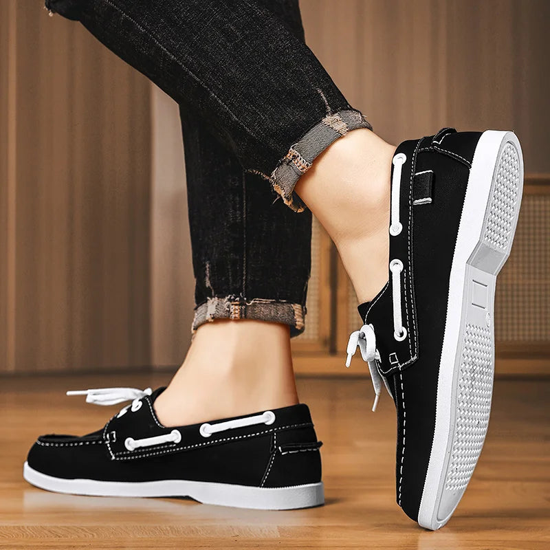 Mocasines de cuero