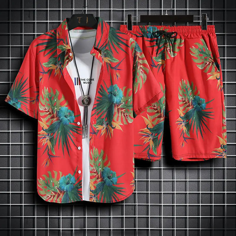 Conjunto floral de verano