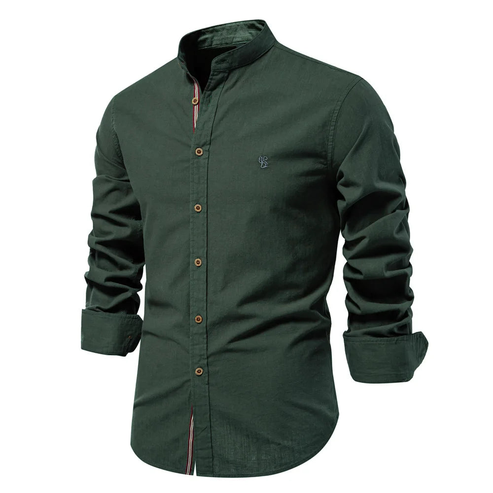 Elegante camisa de lino