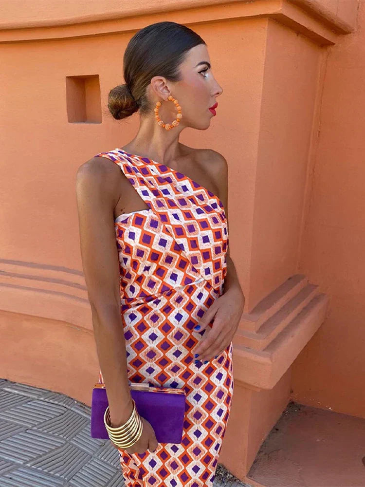 Celeste - Elegante vestido midi