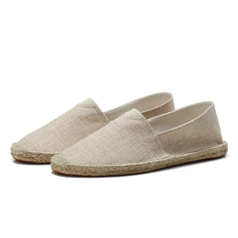 Elegantes alpargatas de lona