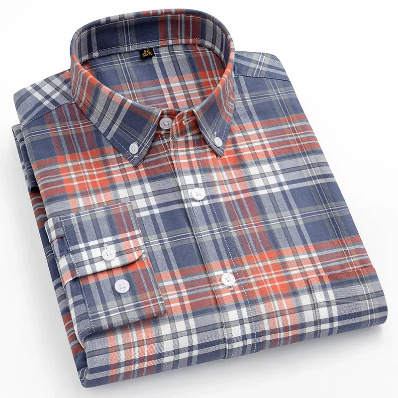 Camisa Oxford de algodón
