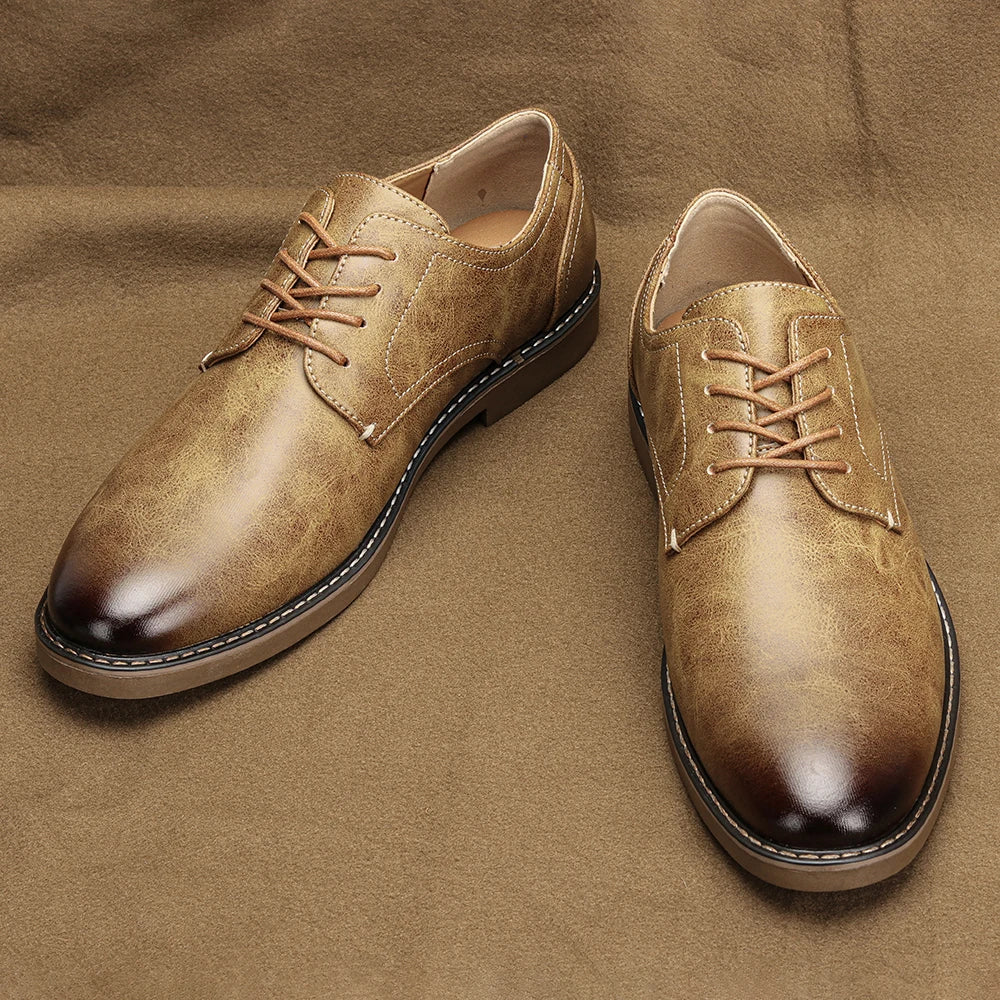 Zapatos de vestir de cuero informales