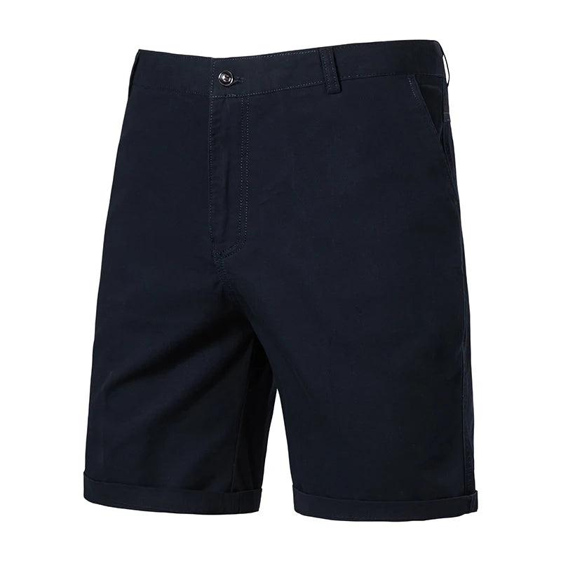 Elegantes pantalones cortos de algodón