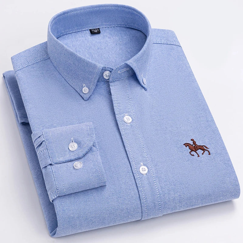 Elegante camisa de algodón