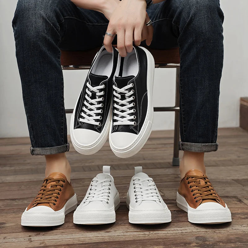 Elegantes zapatos de piel