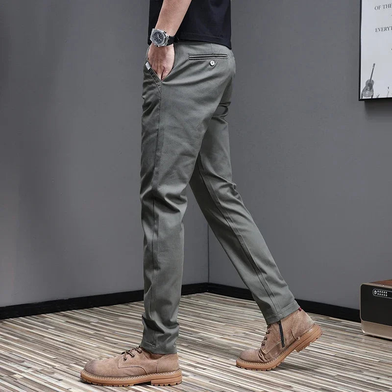 Pantalones informales de algodón