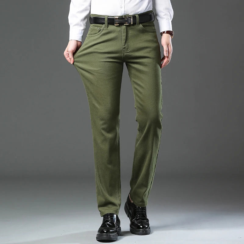 Elegantes vaqueros de algodón