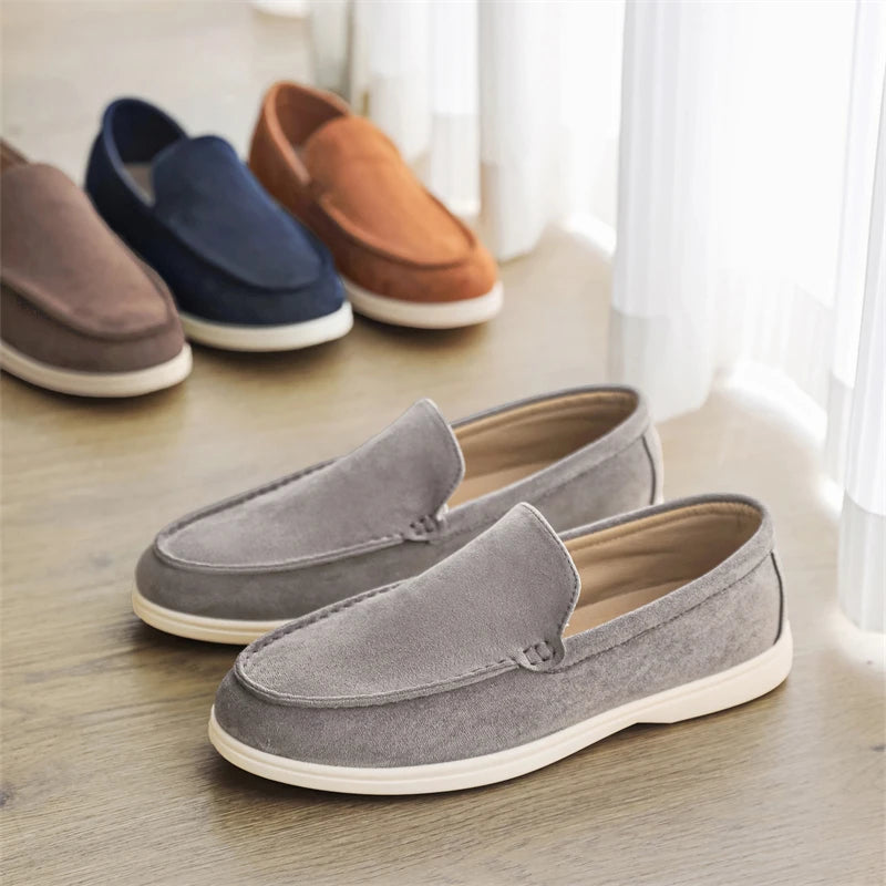 Mocasines casuales de ante